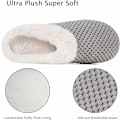 Miniatyrbillede 4 af 5: Grå hjemmesko til kvinder - varme, med memory foam og anti-slip