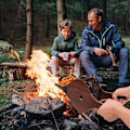 Pikkukuva 5 / 5: (Ruskea) Puinen Ilmapuhallin, Takkapuhallin, Manuaalinen Takka, ZQKLA