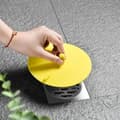 （Gul anka）Silikonavloppsplugg för dusch, köksgolv D,ZQKLA