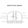 Miniatyrbilde 3 av 5: Profesjonell Matte Cutter - 45 og 90 Grader Matte Cutter, Ramme, ZQKLA
