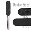 Miniatyrbillede 3 af 6: Rustfrit Stål Fodskrubber Hårdhudsfjerner til Føddene, Dobbelt, ZQKLA