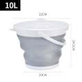 Miniatyrbillede 2 af 4: Foldbar Vaskespand - Kreativ Plastik Bærbar Vask Fiske C