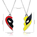 Pikkukuva 5 / 5: 2 kpl Deadpool & Wolverine 3 Cosplay Wolverine Parhaat ystävät kaulakoru riipus BFF korut lahja miehille ja naisille