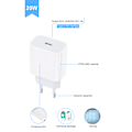 Miniatyrbilde 4 av 6: 1 Pakke PD20W Mobiltelefonlader PD Hurtiglader for Huawei, ZQKLA