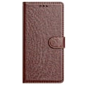Miniatyrbild 5 av 5: För Samsung Galaxy A05s 4G Läder Telefonfodral Plånbok Ställ Skydd med Praktisk Rem Brown
