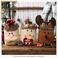 Miniatyrbillede 7 af 7: 3 stk. Julegodtepose Æblepose Julepynt Gave, ZQKLA