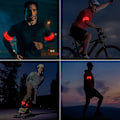 Pikkukuva 7 / 7: 2 kpl Ladattavat LED-Valohihnat, LED Heijastava Juoksu, ZQKLA