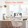 Miniatyrbillede 5 af 5: 2 Stykker Akryl Display Stativ Pen Display Stativ Horisontal S,ZQKLA