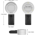 Miniatyrbillede 5 af 7: 30X Forstørrelsesglas med 3 LED og 1 UV-lys Ridsefast R,ZQKLA