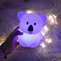 Miniatyrbillede 5 af 5: Natlampe Børn, Silikone Soveværelse Let Natlampe til Børneværelse, Natlampe til Søvn, Baby-Børnehavelampe