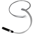 Miniatyrbillede 4 af 5: 2 stk. LED Fiberoptisk Pisk Danserumspisk Super Lys, ZQKLA