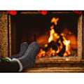 Miniatyrbild 4 av 4: 2 par varma toffelsockor för damer, julstrumpor, mjuka, Fle, ZQKLA