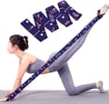 Träningsband för Yoga Elastisk Stretching Motstånd Band Fitne