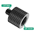 Miniatyrbilde 2 av 7: 8 stk. Adapter Skrue, 1/4 Hann til 3/8 Hunn og 3/8 Hann, ZQKLA