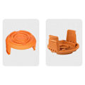 Miniatyrbillede 3 af 5: 8 stk. spolekapsler til Worx WG150 / WG151 / WG163 / G165 plæneklipper, ABS reservedele, WA6531 DCQW 8pcs