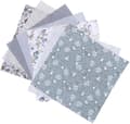 7 st Tyg Kvadrater Blad Bomull Patchwork Hantverk DIY Sy,ZQKLA
