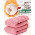 Miniatyrbillede 4 af 7: Dames Slippers Fluffy Sokker Fuzzy Cosy Cabin Varme Vinter Bløde, ZQKLA