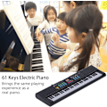 Miniatyrbillede 5 af 7: 61-Tast Klaver Keyboard, Keyboard Piano Instrument 61 Taster Digi,ZQKLA