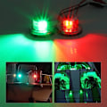 Miniatyrbillede 2 af 6: 2 stk. 12V Marine Båd Yacht Lys LED Bug Navigation Lys, ZQKLA
