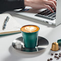 Miniatyrbilde 7 av 7: Dobbeltveggede isolerte espressokopper i rustfritt stål for Co, ZQKLA