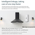 Miniatyrbillede 4 af 5: 3x Tuya Wifi temperatur- og fugtighedssensor indendørs termometer Hygrometer SND