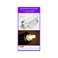 Pikkukuva 4 / 5: 1 kpl E27-tyyppinen 150W 250W putkilamppu 220V-240V SK400WII DP600W valokuvausflash-mallinnusvalolle