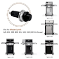 Pikkukuva 4 / 5: Weber-sytyttimen painonappi/kytkin, sopii Weber Spirit E/s-210 220 310 315 320 330 -kaasugrilleihin, 7642 7643 Osittainen vaihto (DPD) HA