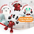 Miniatyrbild 2 av 6: Robotar för Barn Laddningsbara Pratande Robot Interaktiv Leksak R,ZQKLA