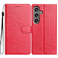 Miniatyrbillede 1 af 5: Læder telefoncover med pung og stativ til Samsung Galaxy A05s 4G med praktisk rem Rose