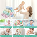 Miniatyrbild 4 av 5: Babytvättlappar Swaddles Bomull Byt Torg Hand Ansikte Handduk Extr