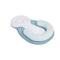 Miniatyrbilde 4 av 5: Babypute formet som baby, nyfødtpute, anti-flatt hode sovekabin, anti-rull Gray