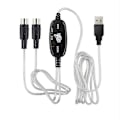 Miniatyrbilde 1 av 3: 180 X2cm USB-adaptere MIDI-grensesnitt USB MIDI-kabel MIDI-adapterledning MIDI-keyboard MIDI USB-kabel Piano
