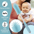 Miniatyrbillede 3 af 7: Silikone Flaskebørste Multifunktionel Babyflaske Rengøring B,ZQKLA