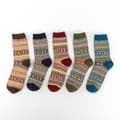 5-pack Ullstrumpor Vinter Varma Strumpor Tjockt Stickade Mysiga Crew Sof,ZQKLA