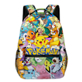 Pikkukuva 1 / 2: Pikachu-sarjakuva-alkeis- ja lukio-reput ja lasten reput HA