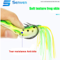 Miniatyrbilde 2 av 4: 5 stk Crank Frog Frosk, Myk Fiske Agnsfisk 3D Øye Frosk Agnsfisk og,ZQKLA