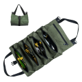 Miniatyrbillede 1 af 5: Værktøjsrulle Opbevaringstaske, Værktøjsrulle, 16OZ Canvas Multi-Purpose Nøgle