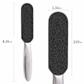 Miniatyrbillede 6 af 6: Rustfrit Stål Fodskrubber Hårdhudsfjerner til Føddene, Dobbelt, ZQKLA