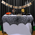 Pikkukuva 5 / 6: Halloween-koriste Musta Pitsi Hämähäkinverkko Takkahyllylle S,ZQKLA