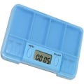 Miniatyrbillede 3 af 5: Multi-Alarm Timer Bærbar Pilleæske 4 Række LCD Digital Pille Organiser