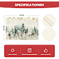 Pikkukuva 2 / 2: Muoti Jouluiset Tabletit, 4 kpl, Mänty Hirvi Lumihiutaleet Ho, ZQKLA