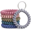 Miniatyrbilde 1 av 6: 6 stk. Elastisk Armbånd Nøkkelring Håndleddsnøkkelring, ZQKLA