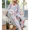 Miniatyrbild 5 av 5: Pyjamas Set för Kvinnor 2023, Vinter Kirurgiska Pyjamas, Tunna Pyjamas för Kvinnor - Rosa L