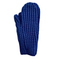 Miniatyrbillede 1 af 5: Vinter Hæklede Handsker Fuld Finger Strikkede Votter Ensfarvede Varme Handsker Royal Blue