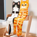Miniatyrbild 4 av 7: Katt Handdukar för Badrum Köket - Söta Katt Hängande Handduk, ZQKLA
