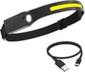 LED Hodelykt USB Oppladbar 1200mAh Vanntett Hodelykt, ZQKLA