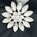Miniatyrbillede 4 af 4: (Sort) Dame Sløjfe Broche Krystal Bohemia Halsbånd til Bryllup, ZQKLA