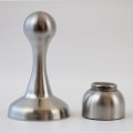 Miniatyrbillede 3 af 5: Magnetisk dørstopper i rustfrit stål look - Dørstopper, ZQKLA
