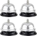 4-pack Mini Hotell Serviceklocka för Reception, Bellhop, ZQKLA