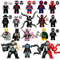 Miniatyrbild 1 av 4: 18 st Spiderman Venom Minifigur Byggklossar Actionfigurer Set